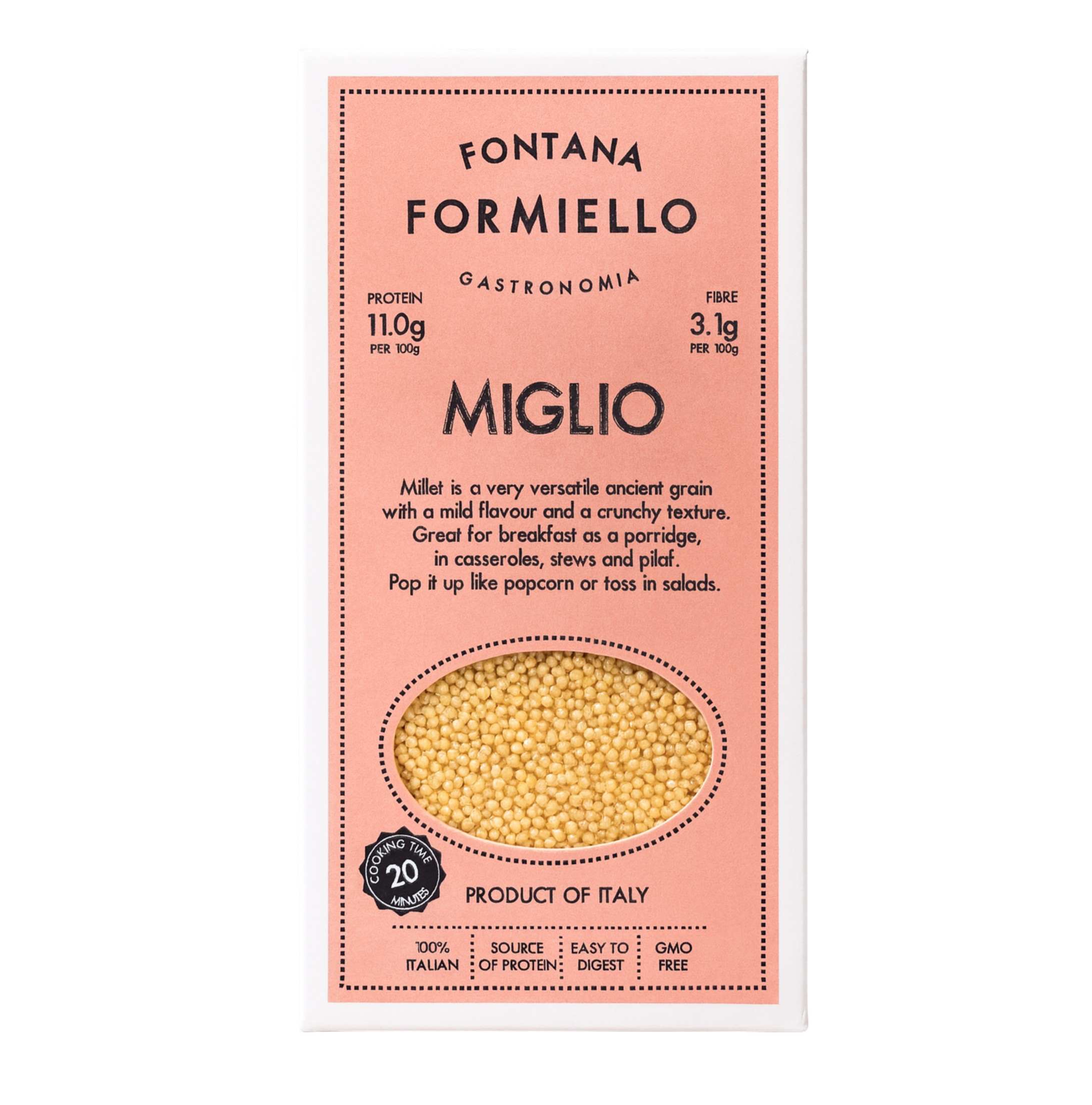 Fontana FORMIELLO Millet, Miglio (8x500g)